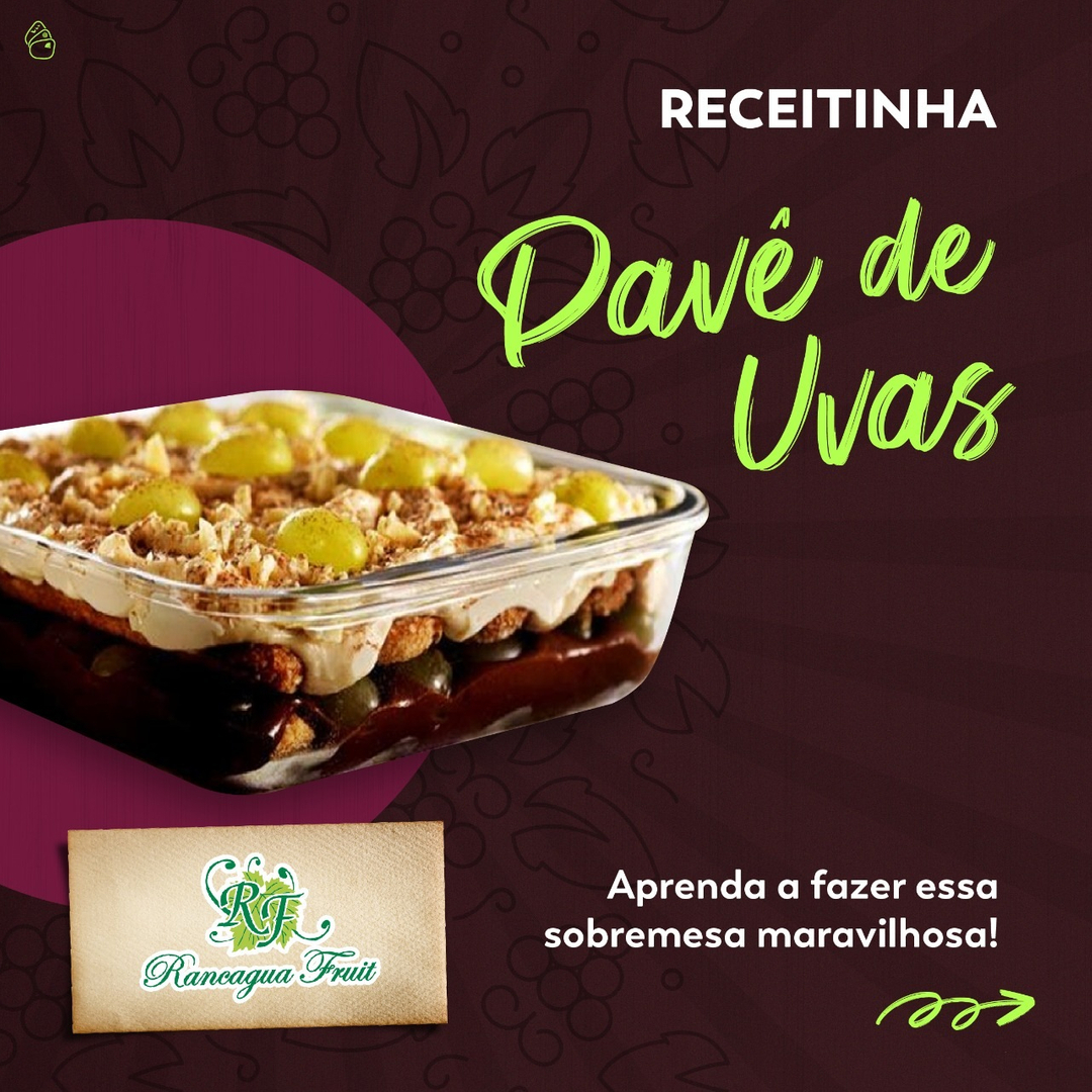 imagem noticia Pavê de Uvas