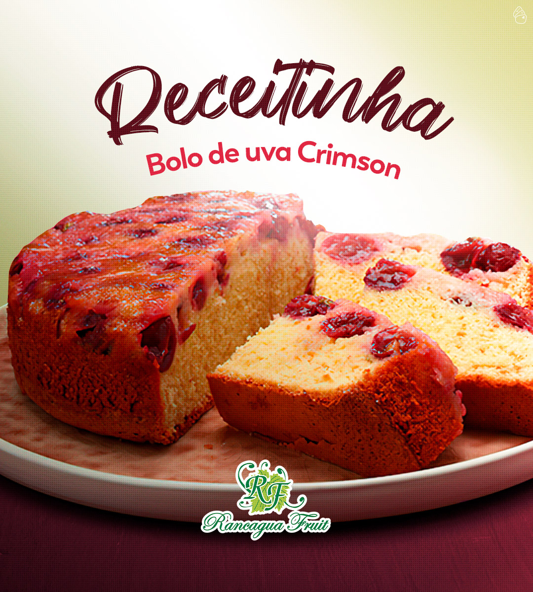 imagem noticia Bolo de uva Crimson